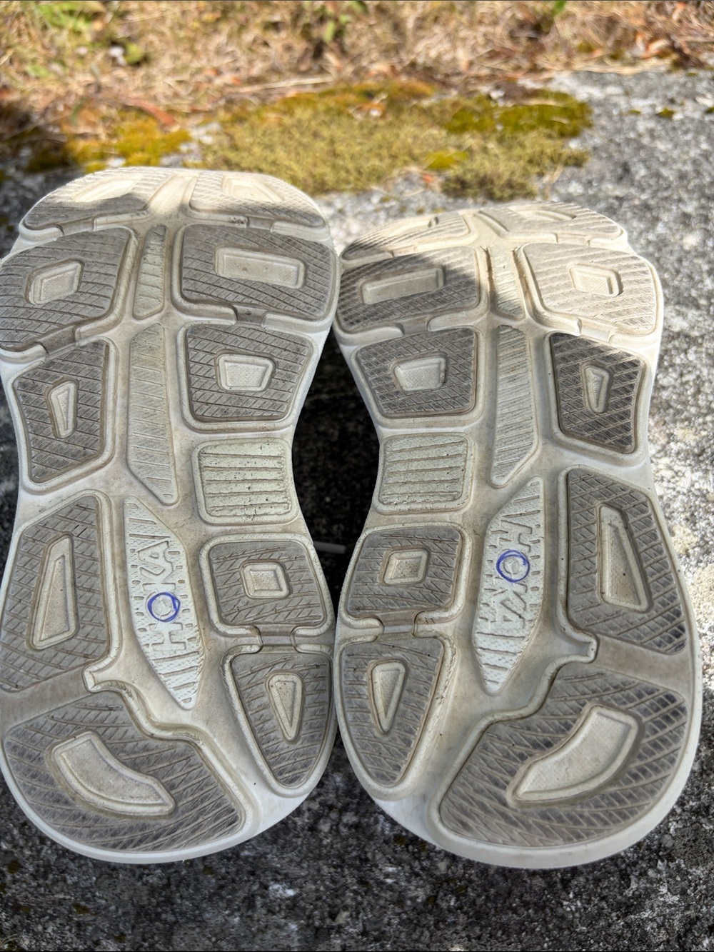 Hoka Bondi 9 Cosmic Grey/White Women's running shoes sneakers size 4 kids 2.5 - Picture 14 of 16